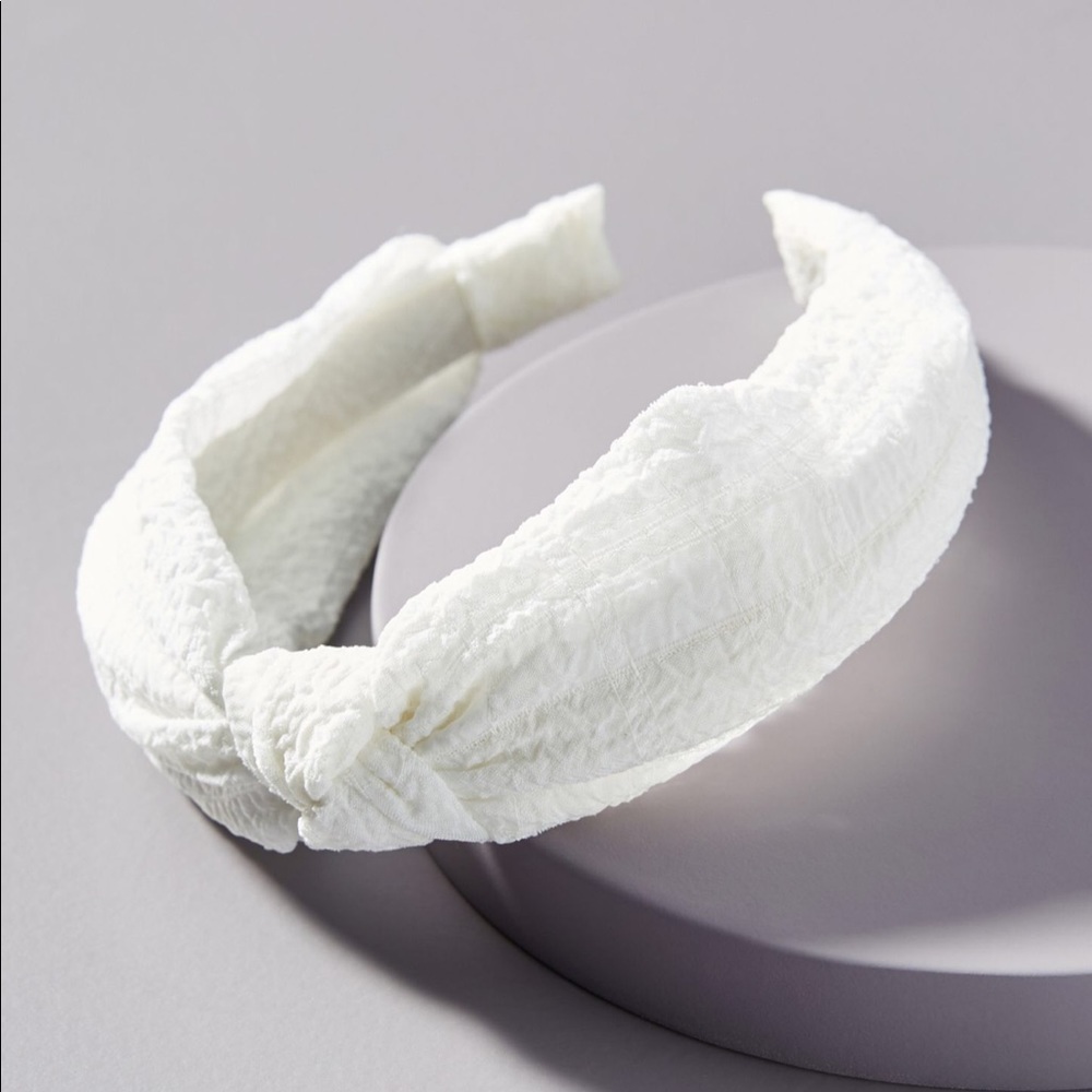 Anthropologie White Headband